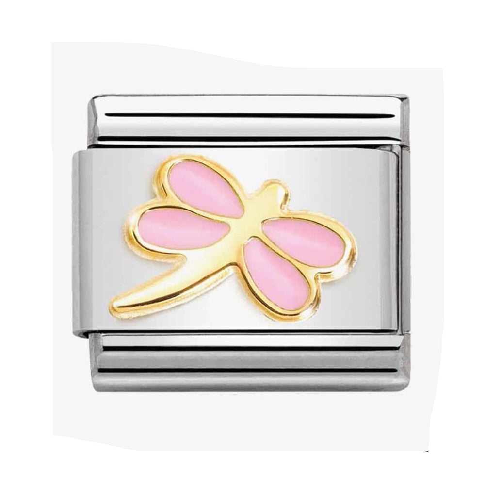 NOMINATION PINK DRAGONFLY CHARM