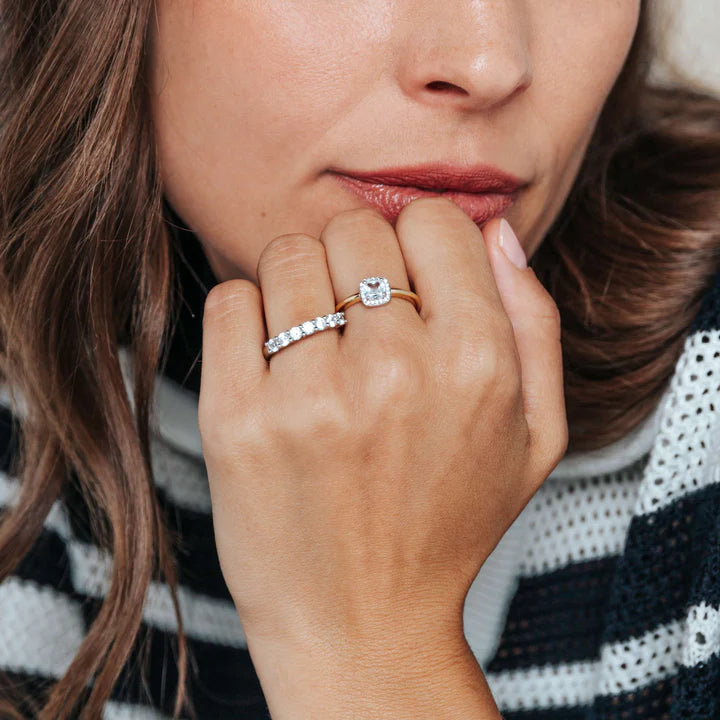 TISENTO 7 STONE CZ RING