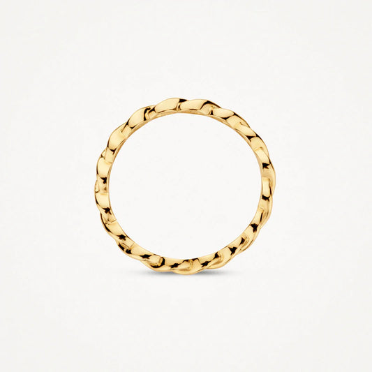 14ct Gold Twisted Rope Band Ring