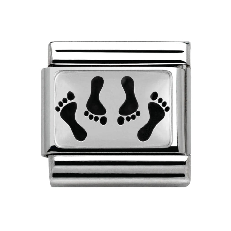Nomination Composable Classic Link "Four Feet" Silver