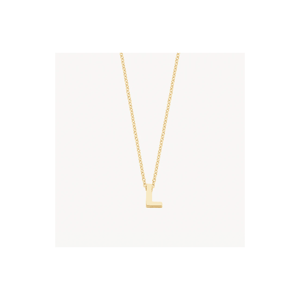 14CT L MINI INITIAL PENDANT