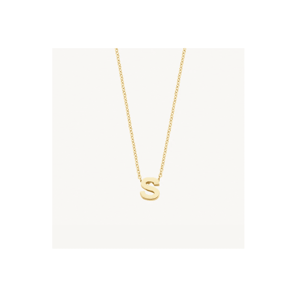 14CT S MINI INITIAL PENDANT