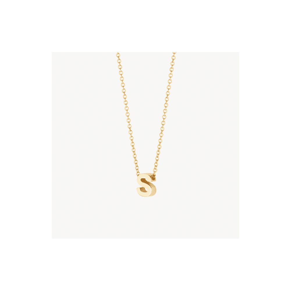 14CT S MINI INITIAL PENDANT