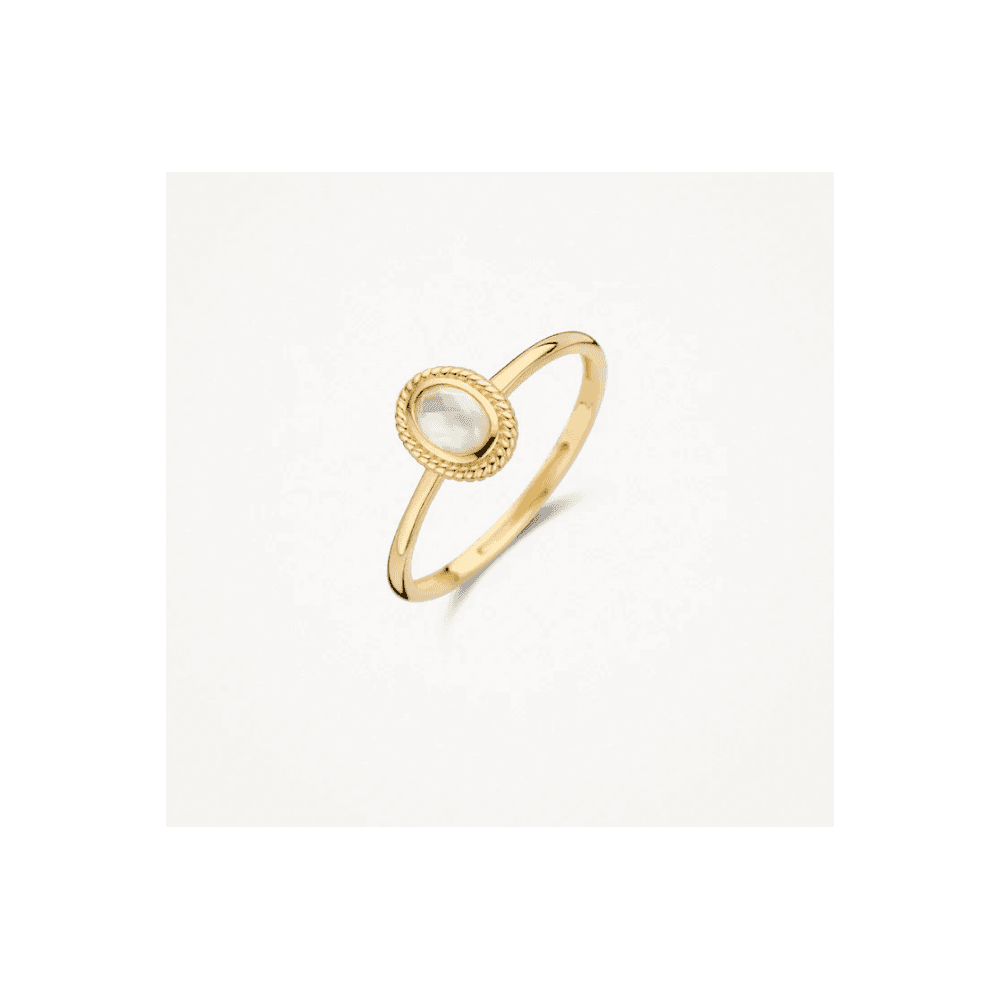 14CT YG CZ RING