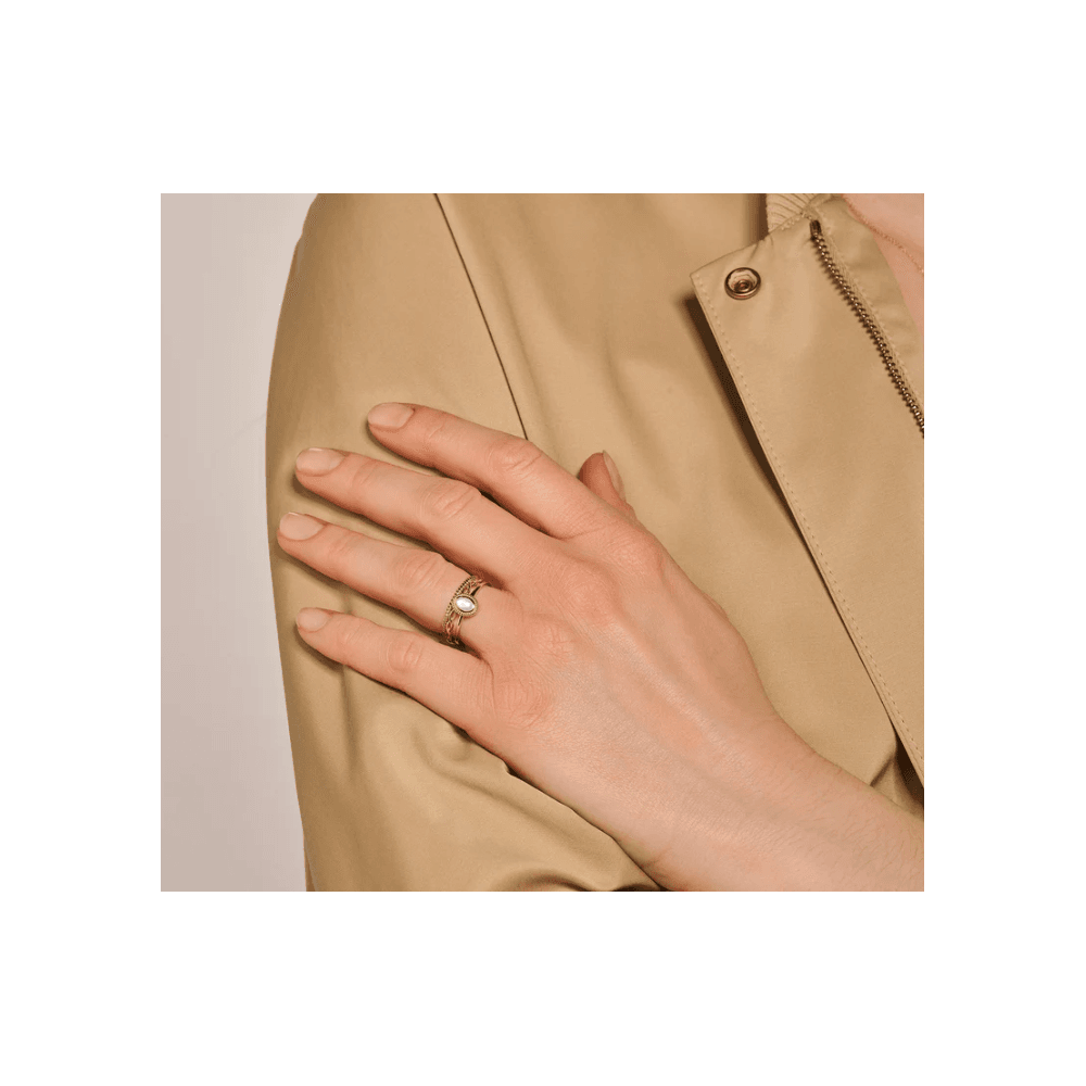 14CT YG CZ RING