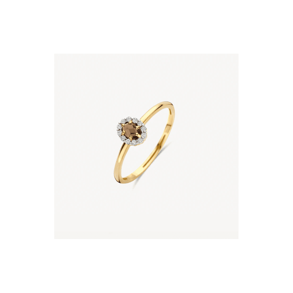 14CT YG CZ RING