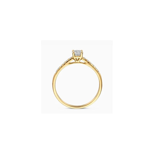 14CT YG LAB DIA 0.45CT SOLITAIRE RING