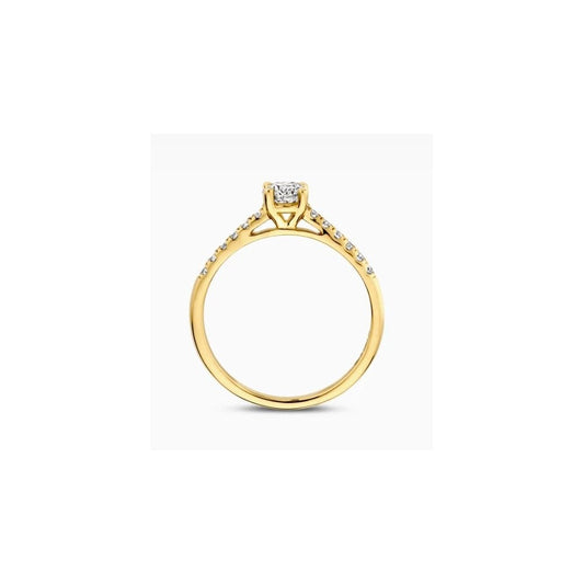 14CT YG LAB DIA 0.58CT SOLITAIRE RING