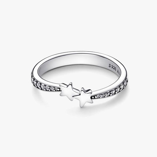 Shooting Stars Sparkling Pandora Ring