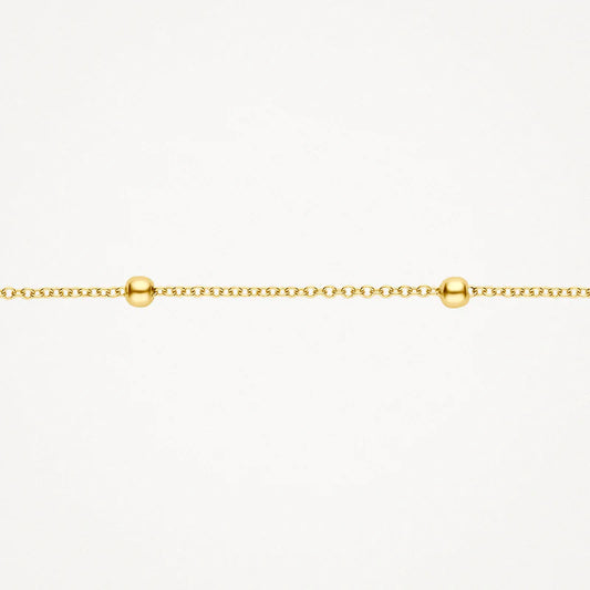 BLUSH 14CT YG BRACELET WITH BEADS