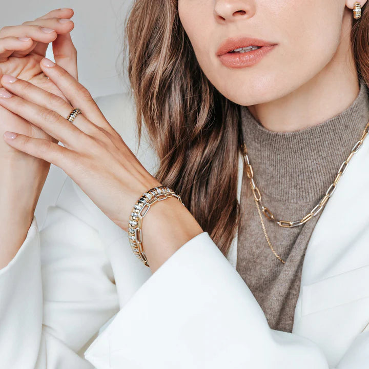 TISENTO TWO TONED BRACELET