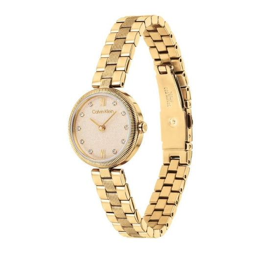 Calvin Klein Gold Ladies Stainless Steel Watch