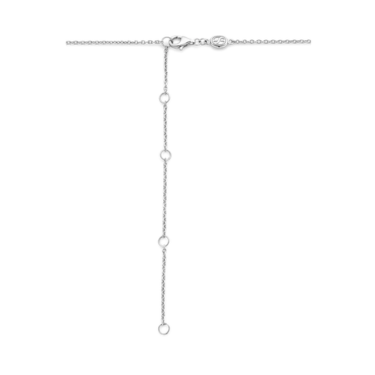 TISENTO GOLD ON SIL INTERLOCKING RINGS PENDANT