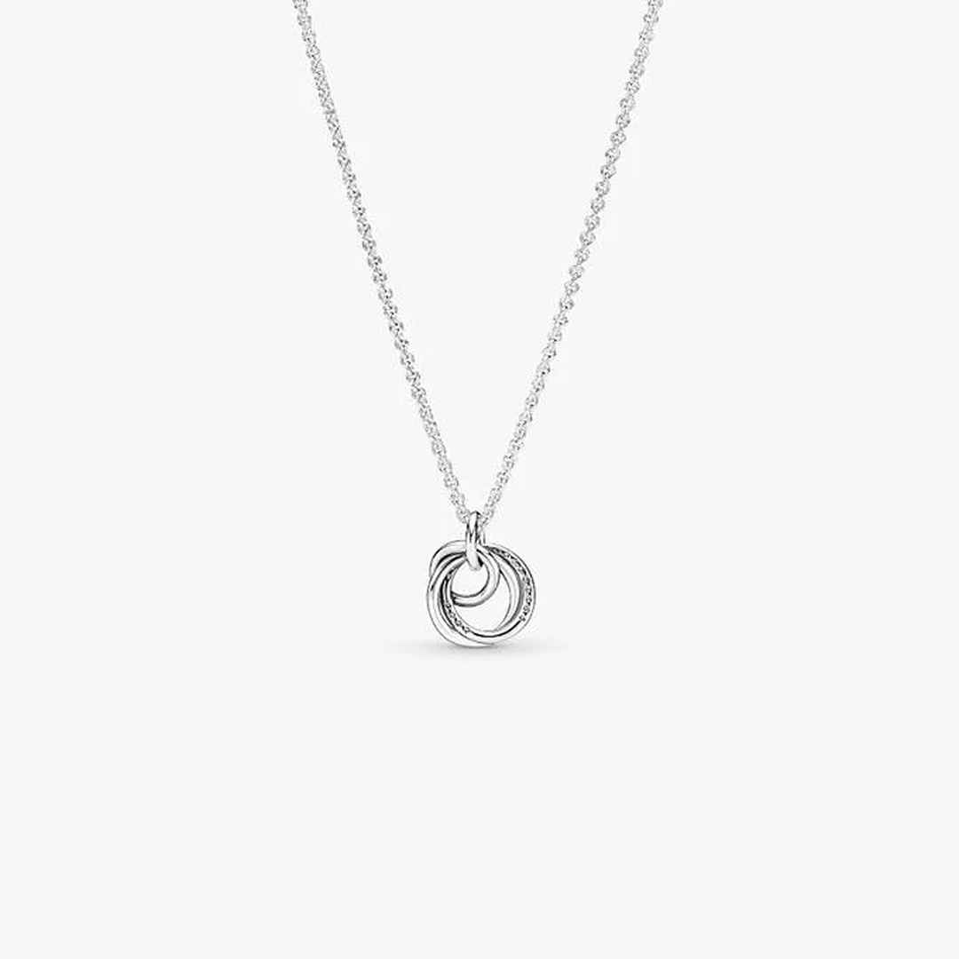 Family Always Encircled Pendant Necklace