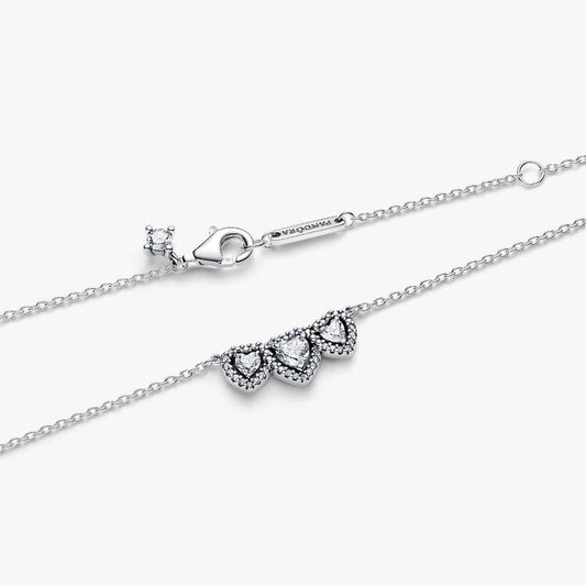 Hearts Trilogy with Halo Pandora Pendant