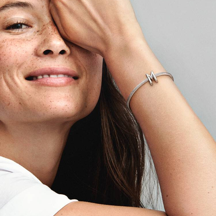 Letter M Alphabet Pandora Charm