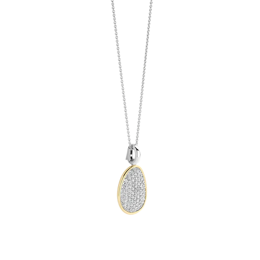 TISENTO PEAR SHAPED CZ PENDANT