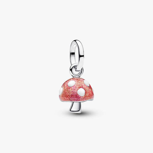 Glow-in-the-dark Mushroom Dangle Pandora Charm