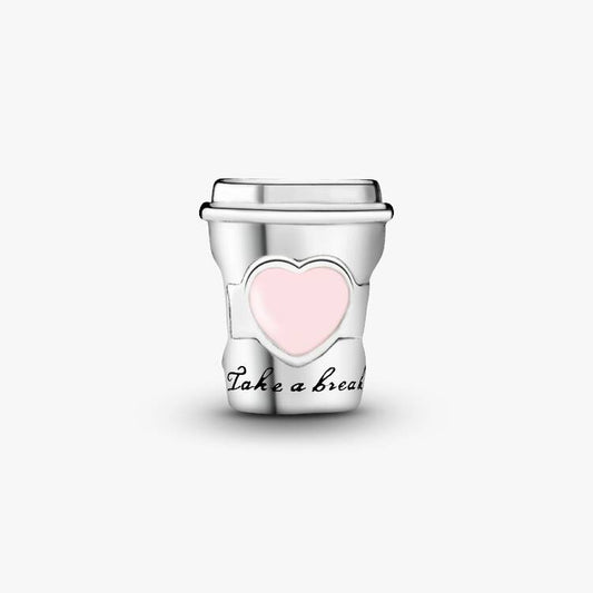 Take a Break Coffee Cup Pandora Charm