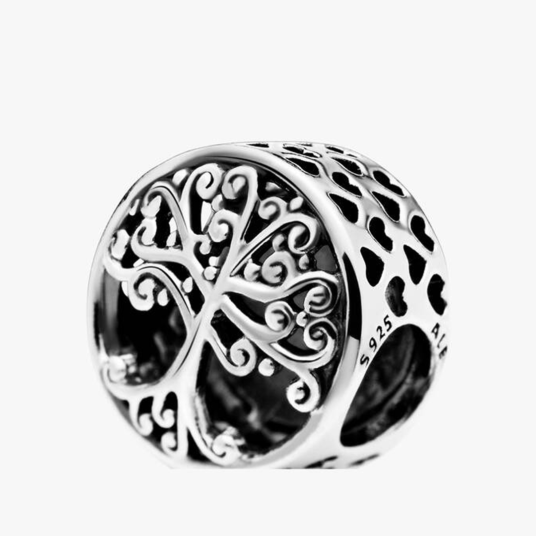 Openwork Family Roots Charm