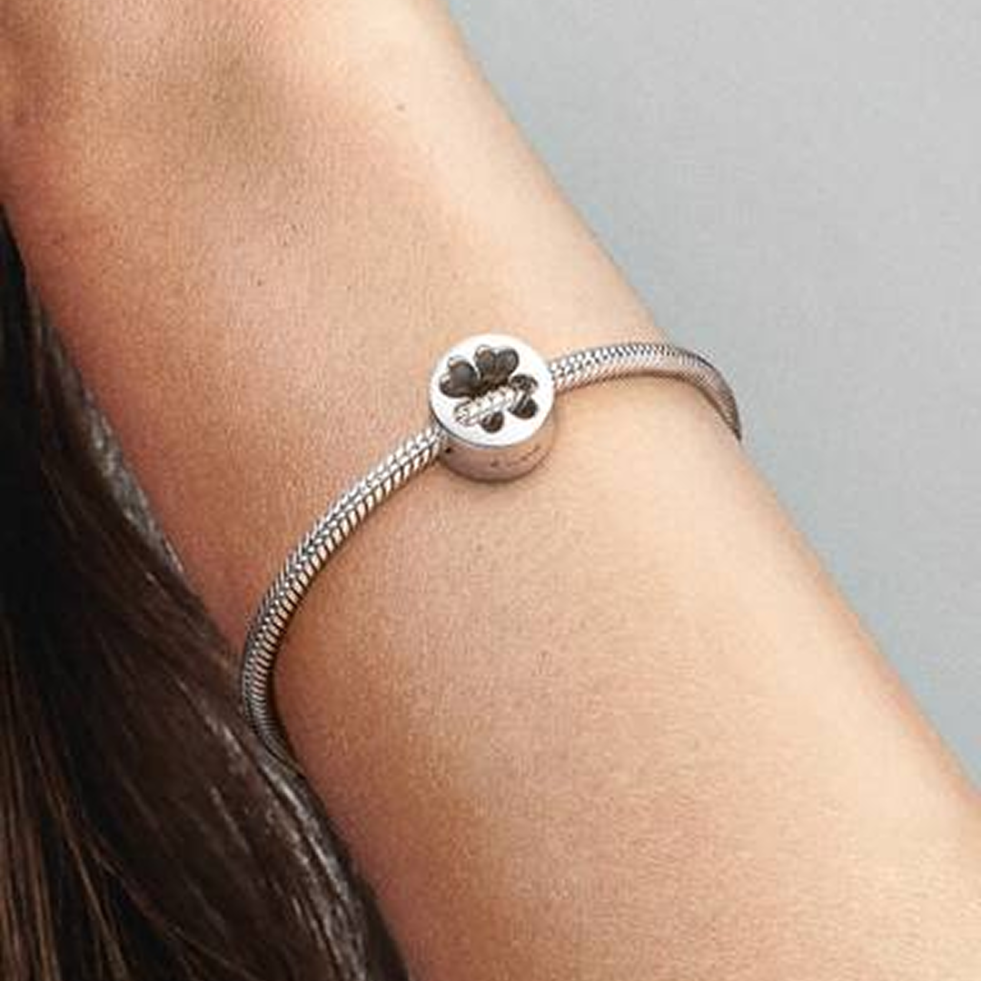 Luck & Courage Four-Leaf Clover Charm
