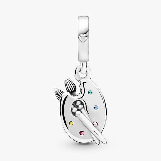 Artist's Palette Dangle Pandora Charm
