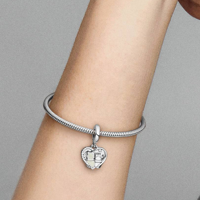 Cats & Hearts Dangle Pandora Charm