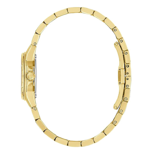 Bulova Surveyor Ladies Gold Stainless Steel Watch