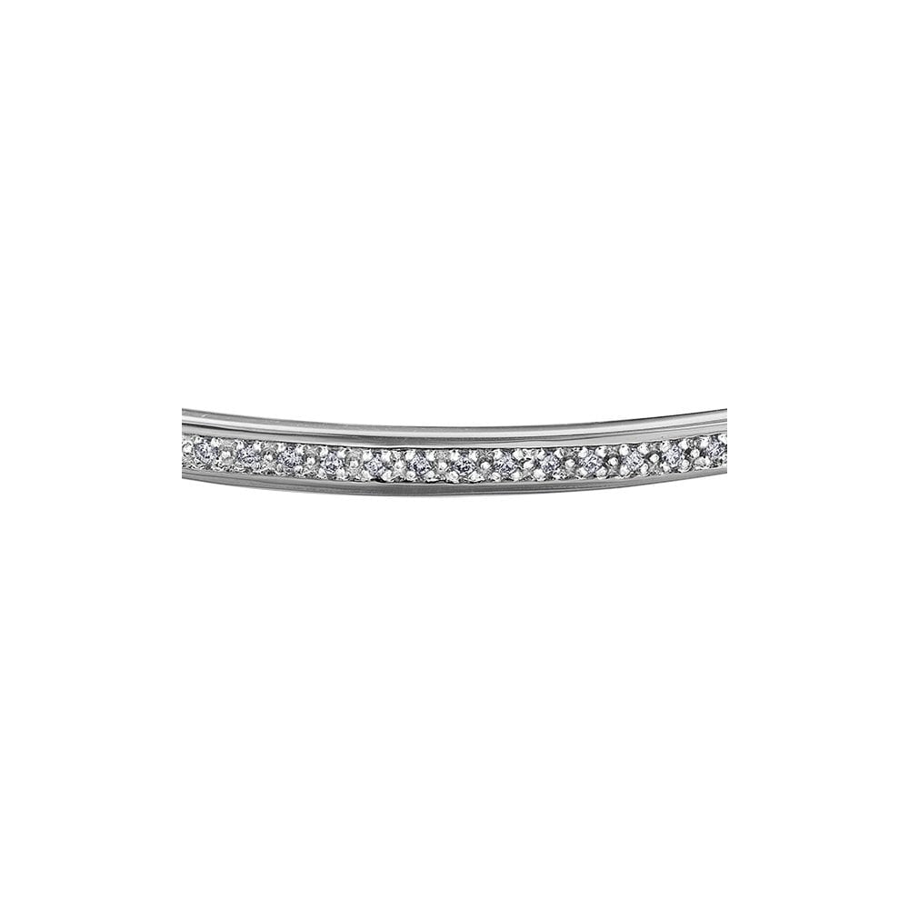 9CT DIAMOND BANGLE