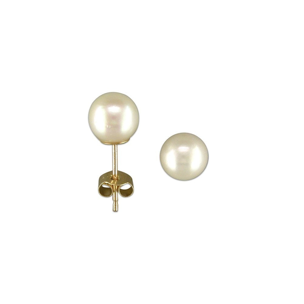9CT GOLD CULTURED PEARL STUD EARRINGS