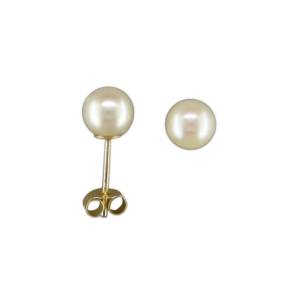 9CT GOLD CULTURED PEARL STUD EARRINGS