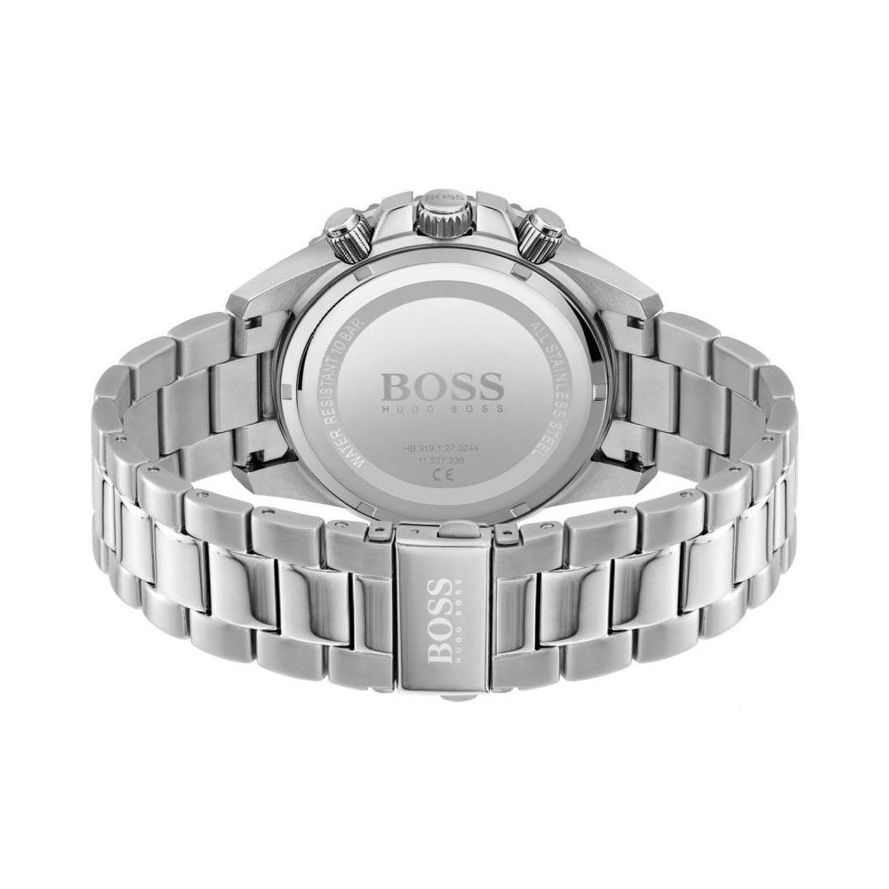 ADMIRAL STAINLESS STEEL CHRONOGRAPH GENTS WATCH WITH BLUE DIAL