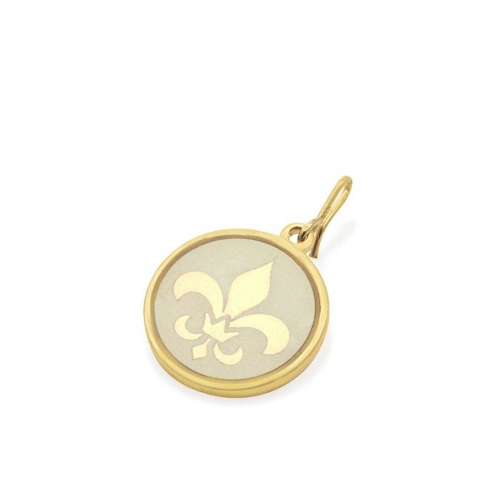 ALEX AND ANI GOLD FLEUR DE LIS STATION CHARM