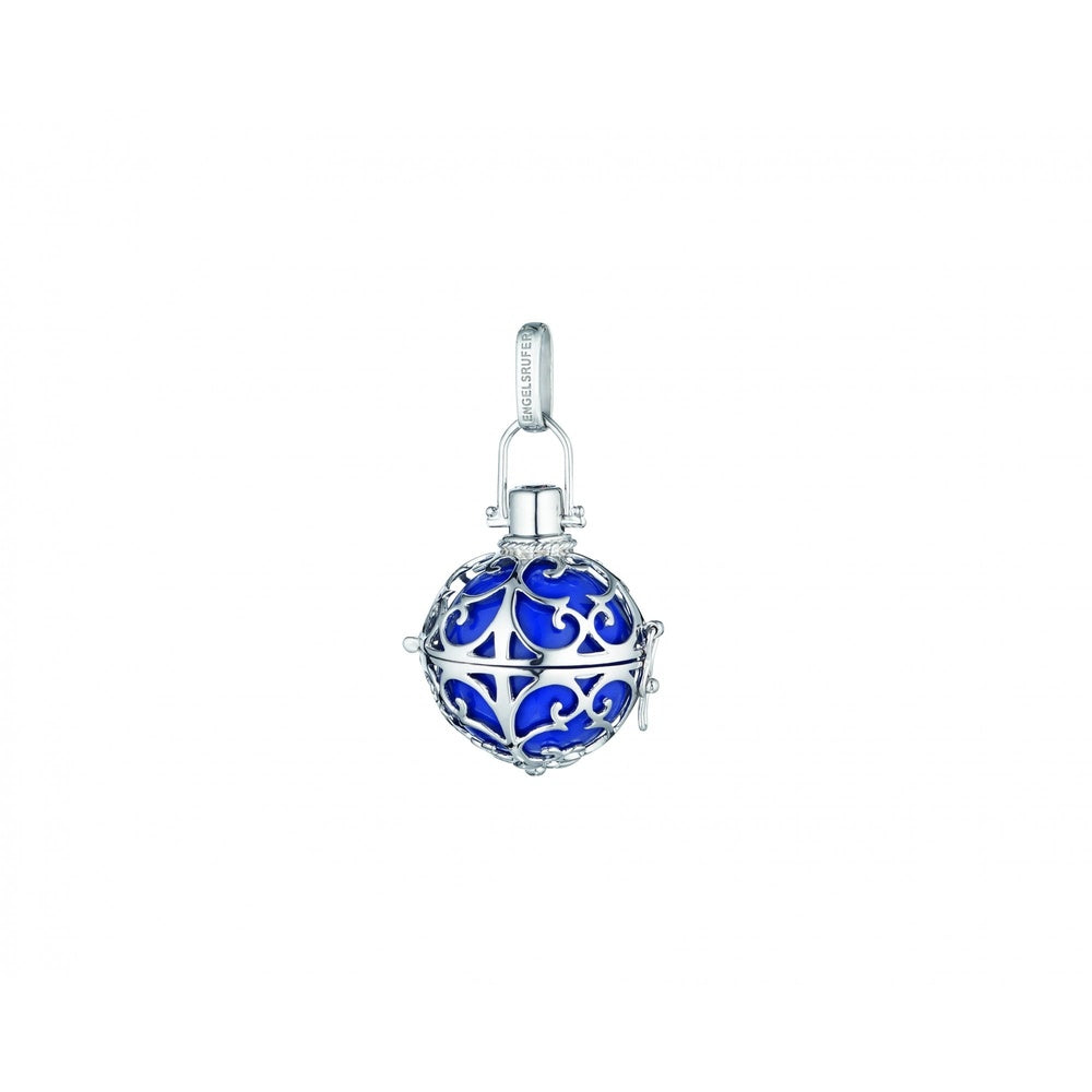 ANGEL WHISPERER STERLING SILVER BLUE SOUNDBALL PENDANT