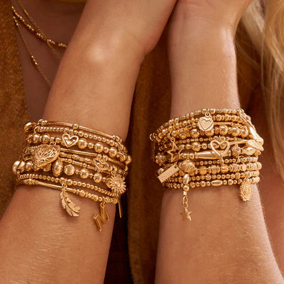 GOLD DIDI SPARKLE BUTTERFLY CHLOBO BRACELET