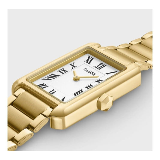 Belisenna, White Dial, Ladies Gold Stainless Steel Watch