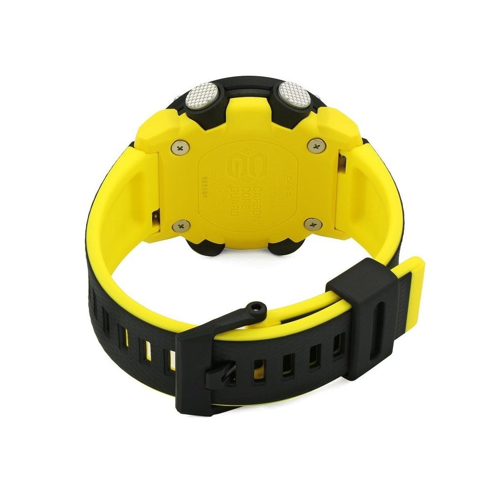 CASIO CHRONOGRAPH G-SHOCK YELLOW & BLACK WATCH WITH ANALOGUE & DIGITAL TIME