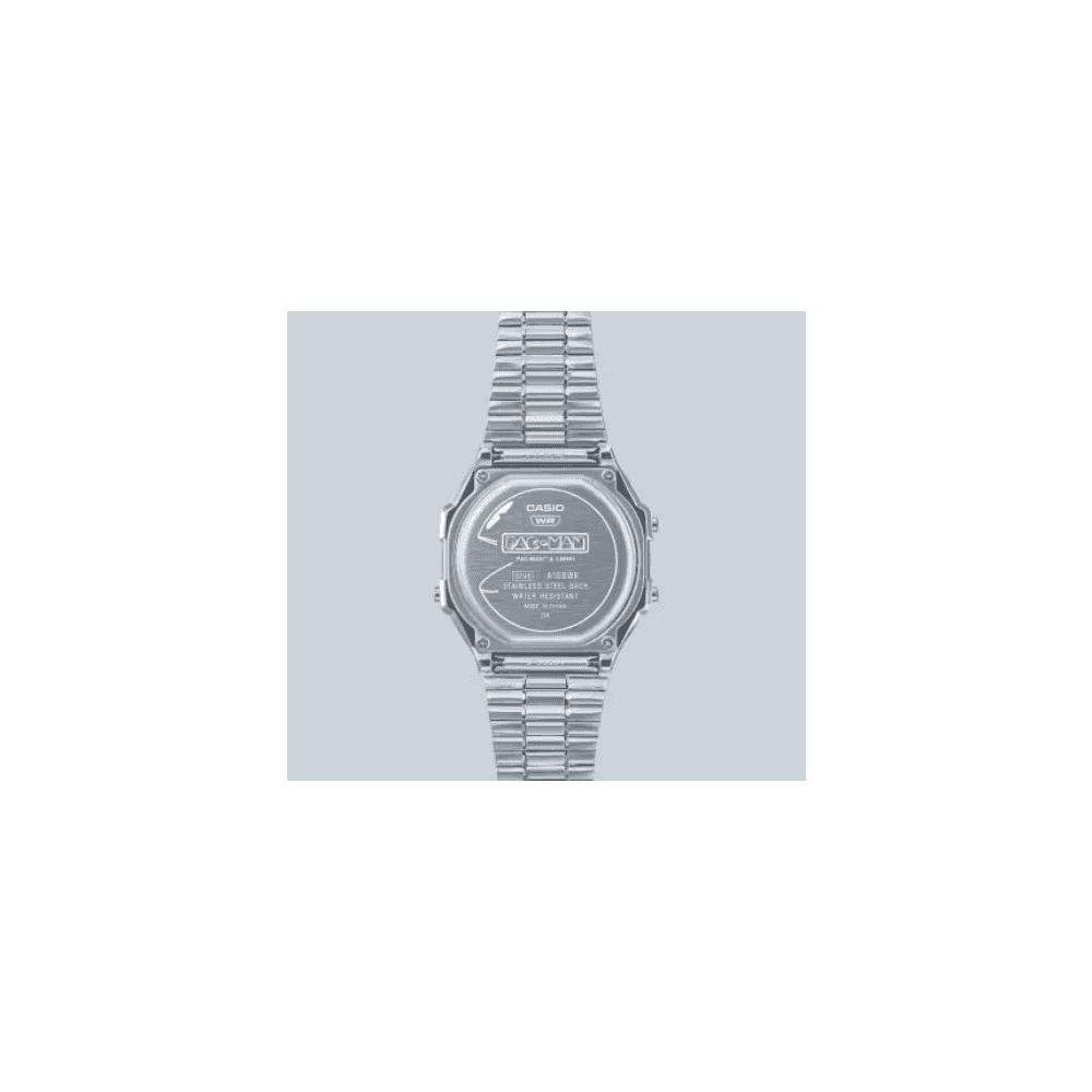 CASIO 'PAC-MAN' LIMITED EDITION DIGITAL STAINLESS STEEL WATCH