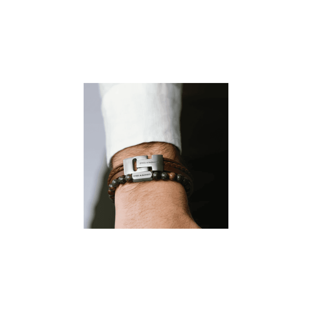 CASUAL COLE BROWN LEATHER BRACELET