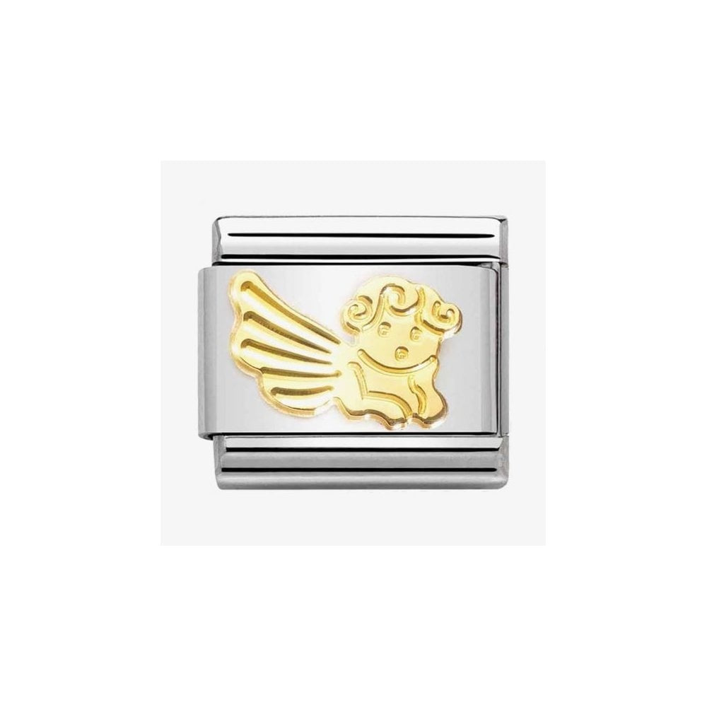 CLASSIC Composable Gold Coated Angel Charm