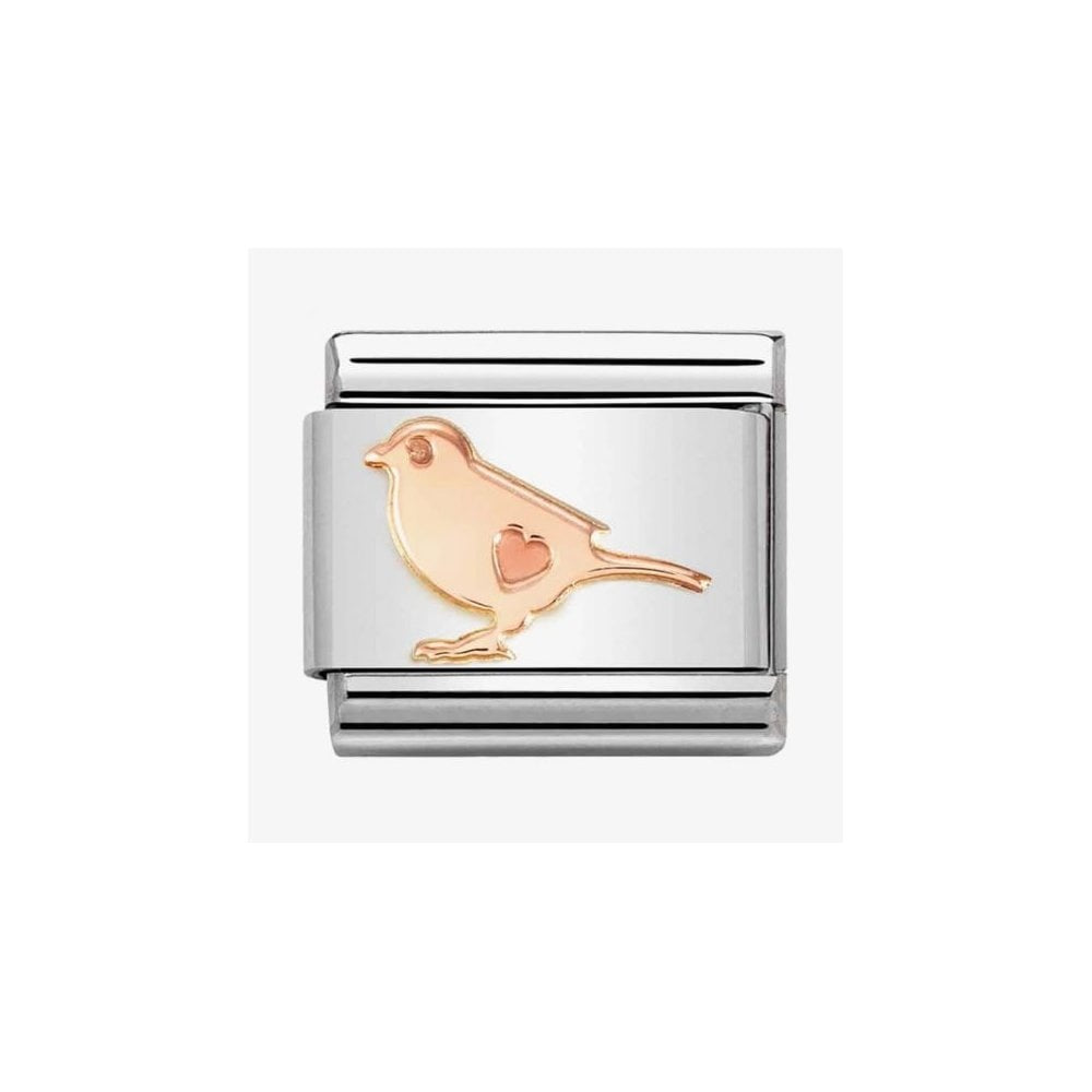 CLASSIC Composable Rose Gold Bird Charm
