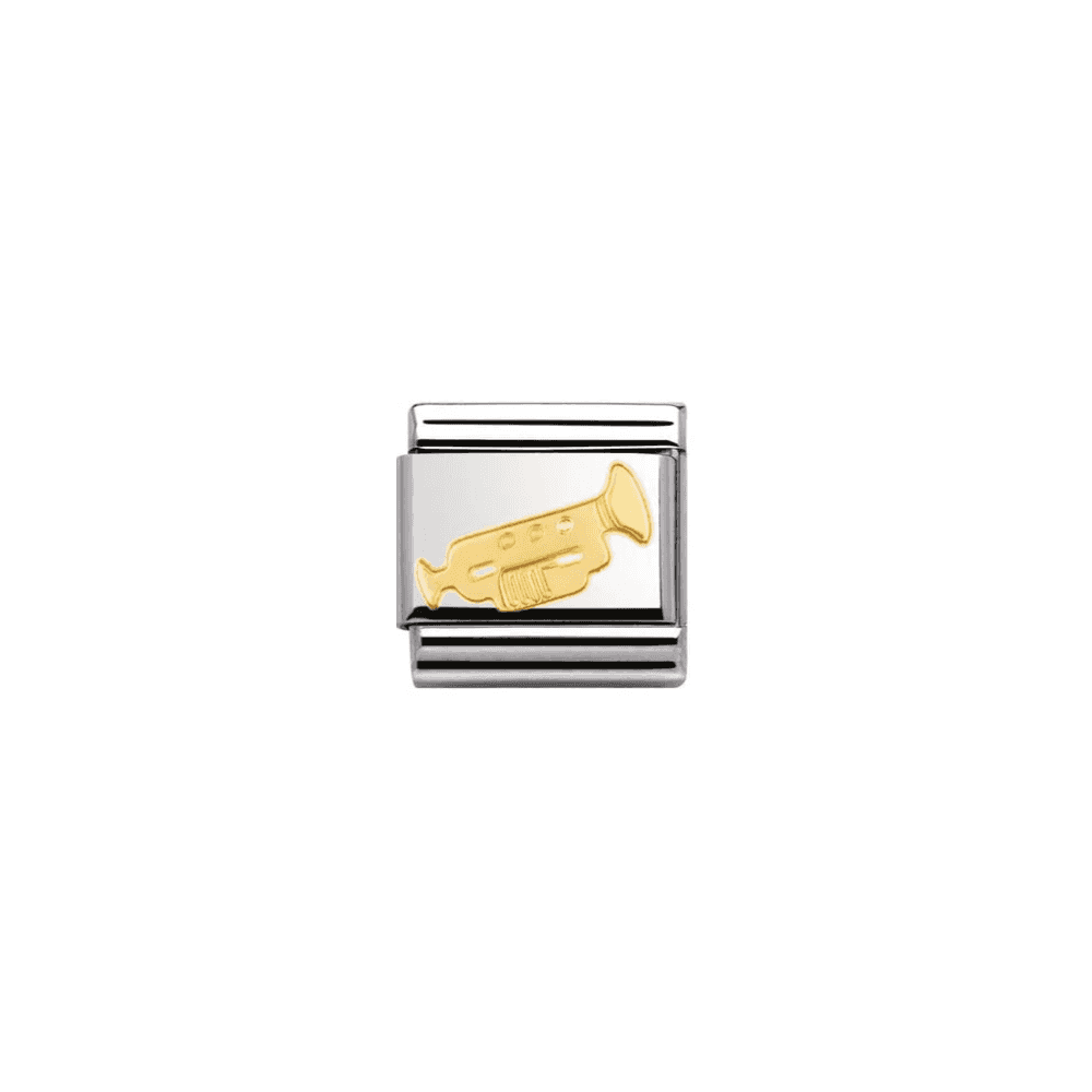CLASSIC Gold Music Trumpet Charm