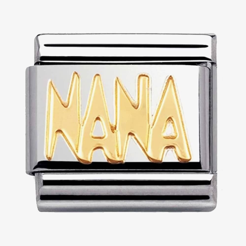 CLASSIC Gold Writings Nana Charm