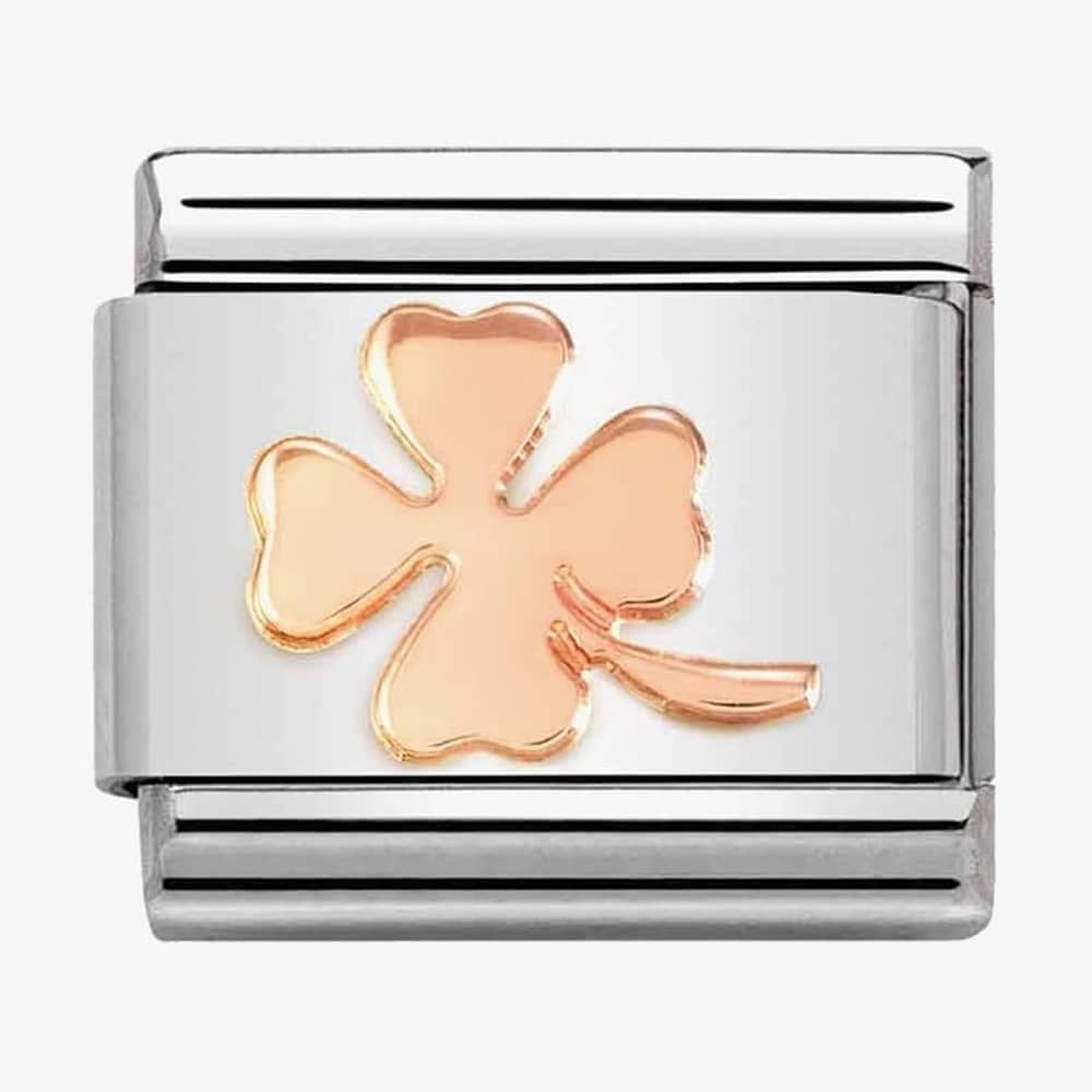 CLASSIC ROSE GOLD 4 LEAF CLOVER CHARM