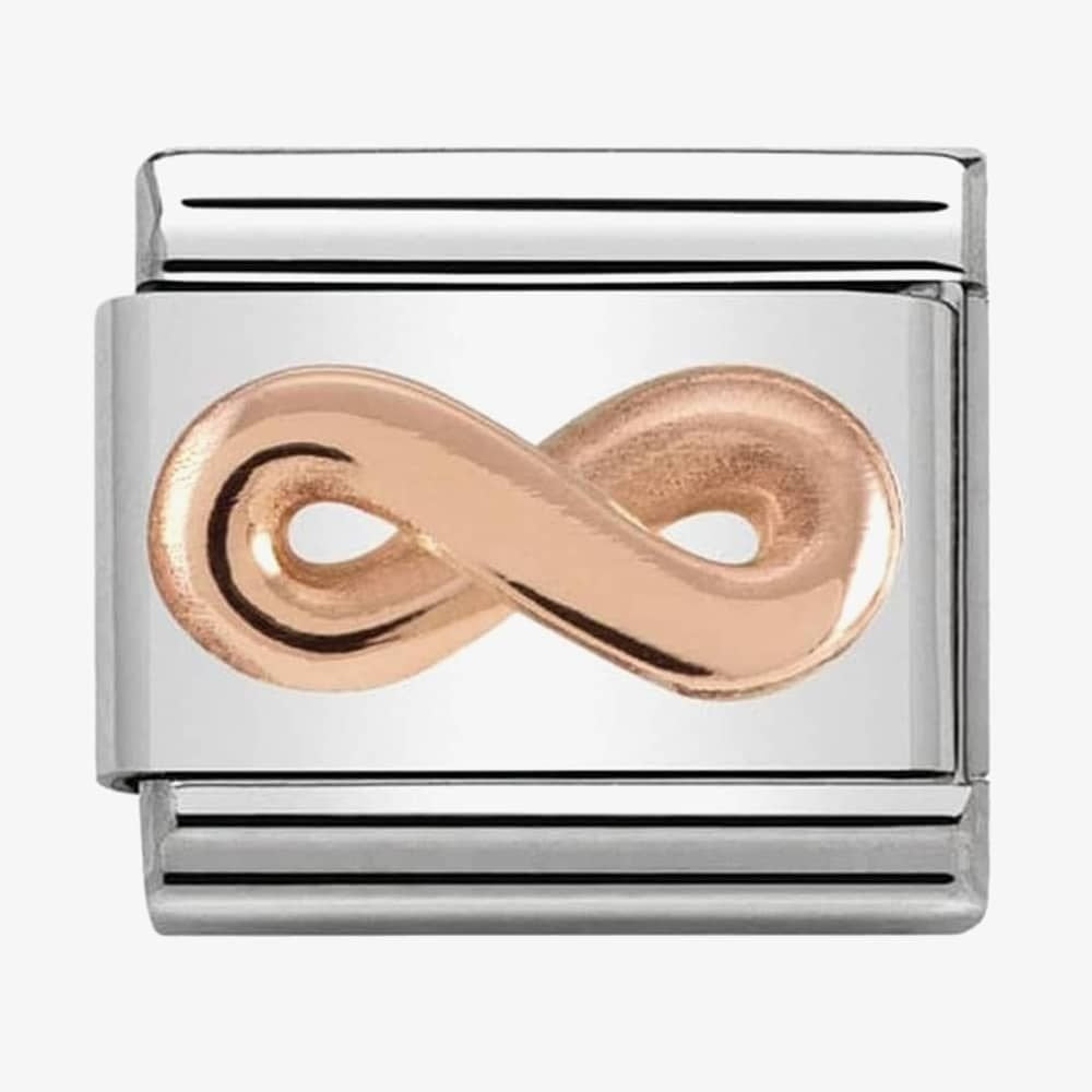CLASSIC ROSE GOLD INFINITY CHARM