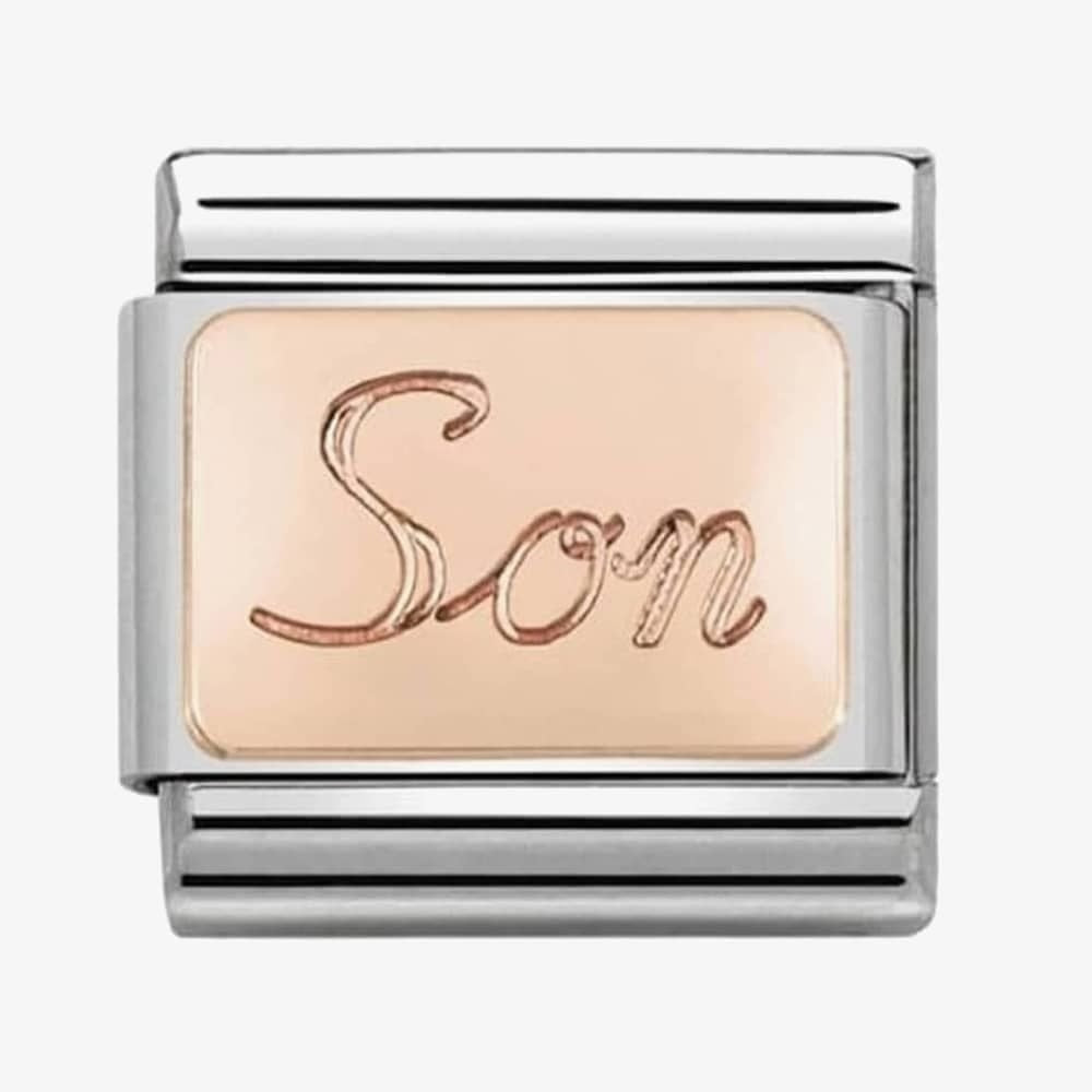 CLASSIC ROSE GOLD PLATE WITH Son IN WRITING
