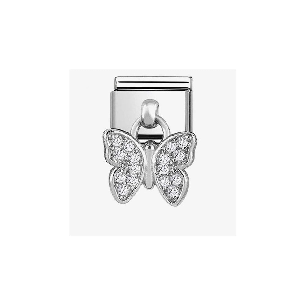 CLASSIC Silvershine Butterfly Charm