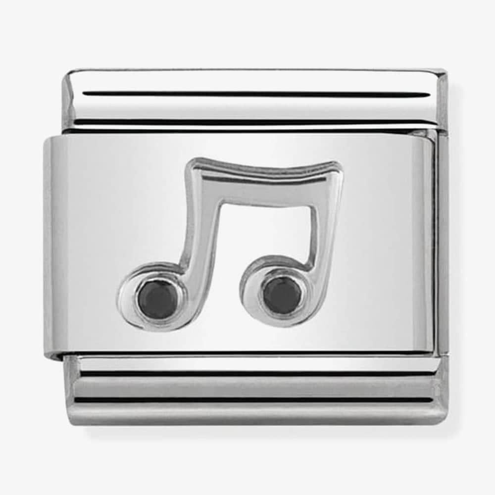 CLASSIC Silvershine Music Note Charm