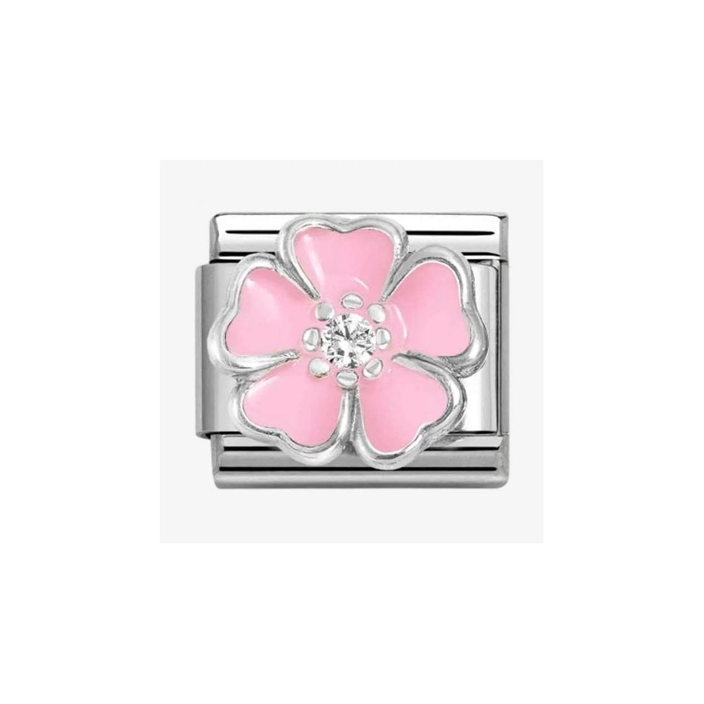 CLASSIC Symbols Pink Flower Charm