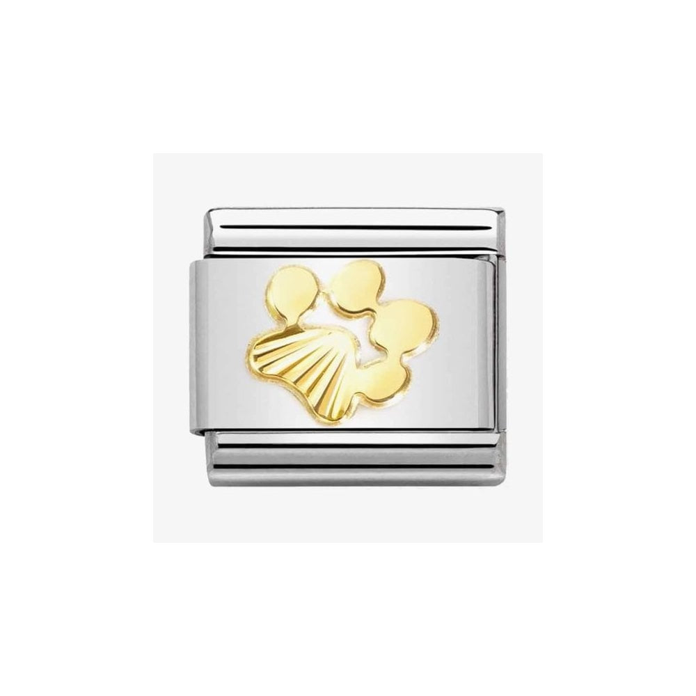 COMPOSABLE CLASSIC LINK, PAW PRINT, ETCHED DETAIL